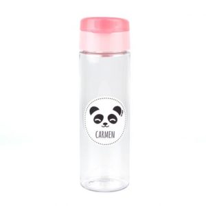 botella rosa panda infantil
