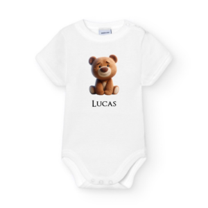 baby bear bodysuit with name